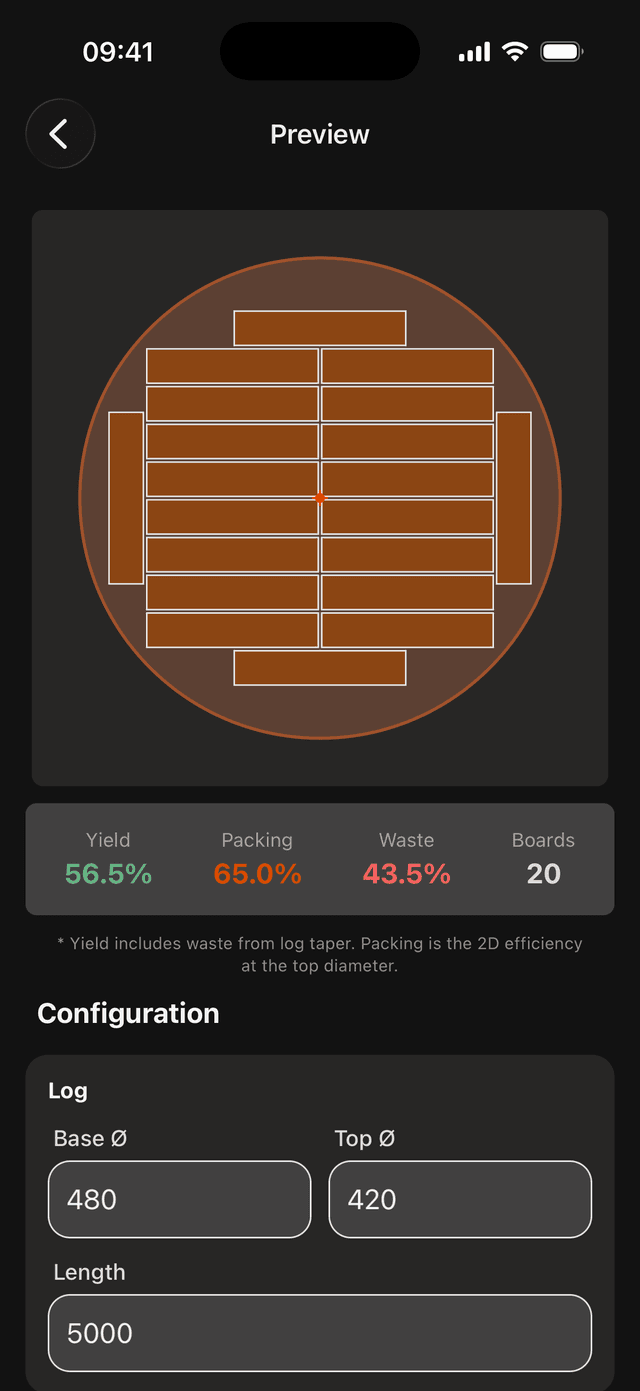 Sawmill Calculator app