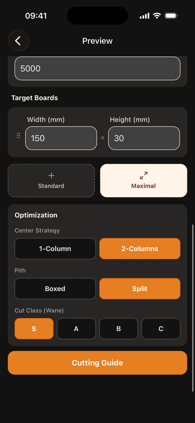 Set target boards and generate the plan