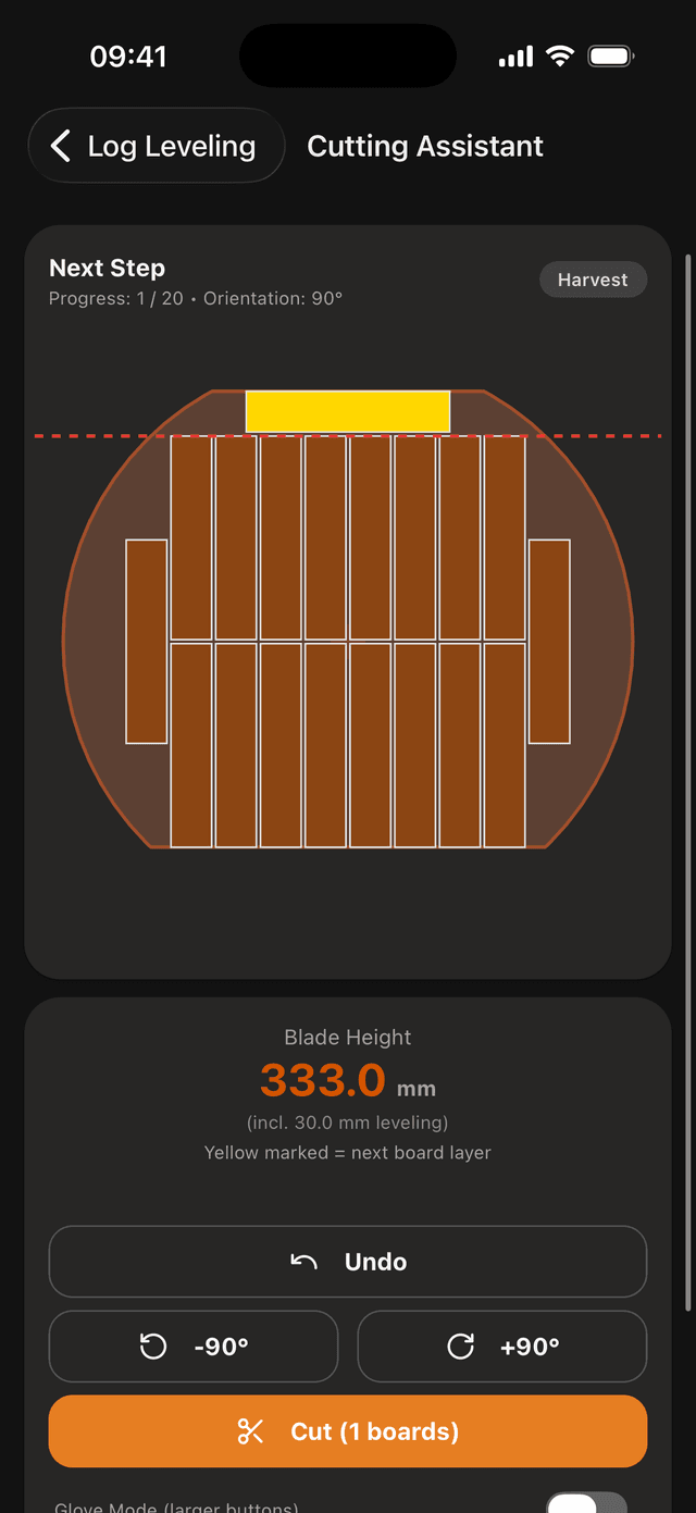 Review the plan before the first cut