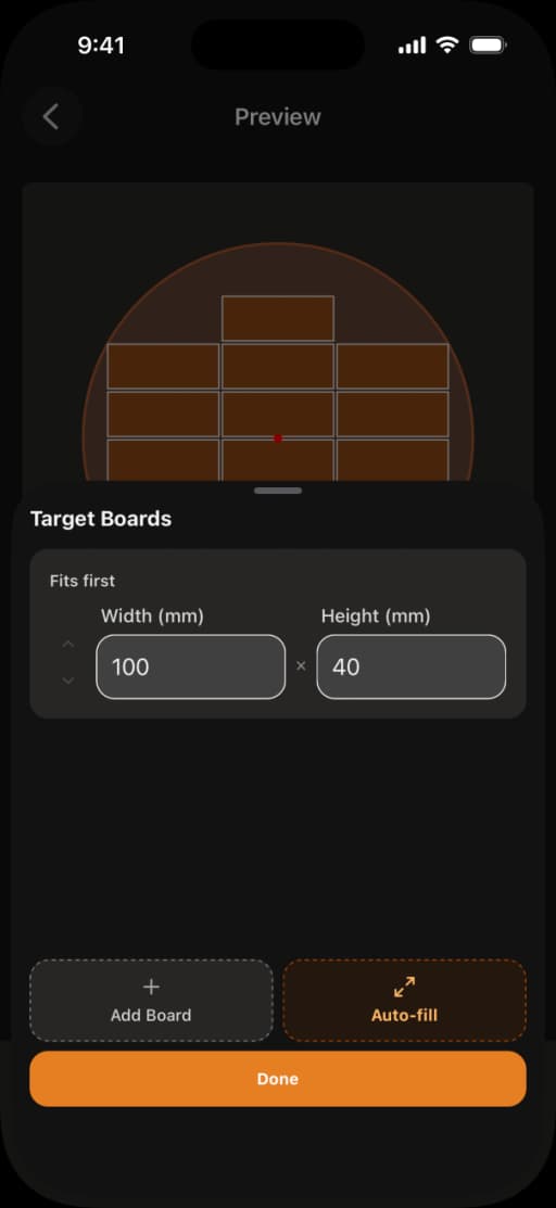 Set target boards and generate the plan